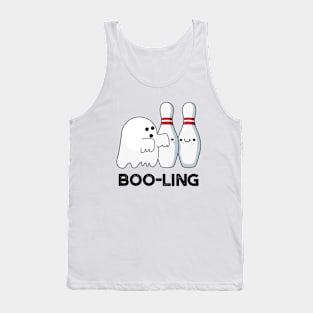 Booling Cute Halloween Bowling Ghost Pun Tank Top